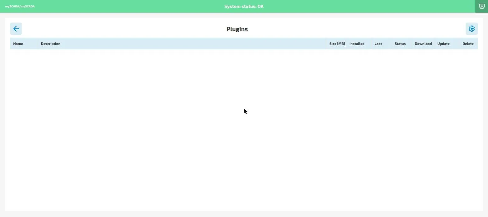 mySCADA PRO Manager plugins